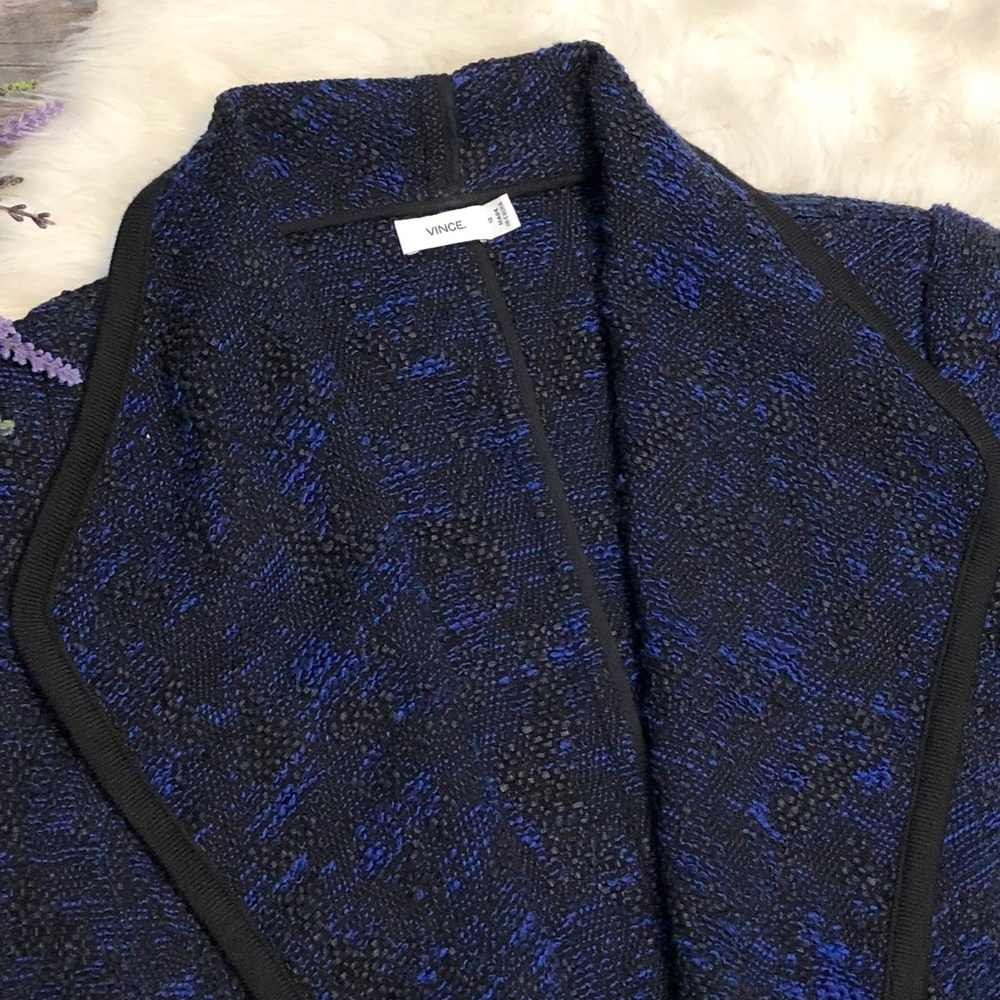 Vince. Draped Boucle Open Front Jacket - image 4